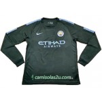 Camisolas de Futebol Manchester City Equipamento 3ª 2017/18 Manga Comprida